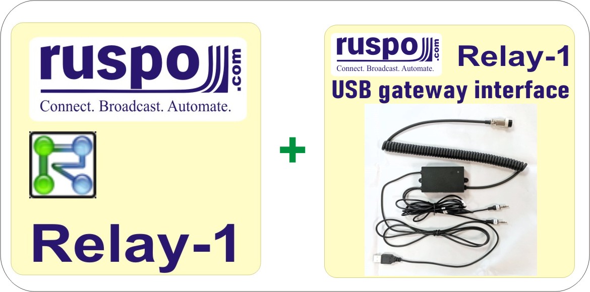 Ruspo Relay 1 PC to CB radio gateway software and interface Complete Bundle Package